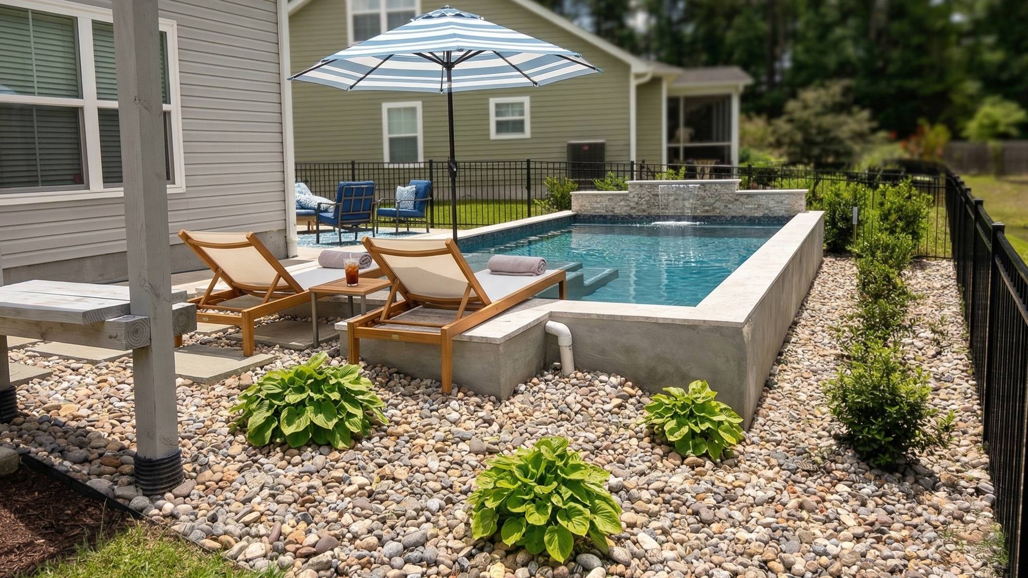 South Carolina Poolscape After N