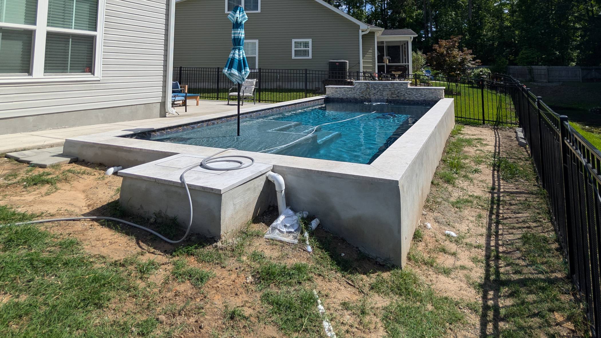 South Carolina Poolscape Before N